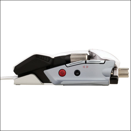 A white makeover for the Mad Catz Cyborg R.A.T. 7 Gaming mouse